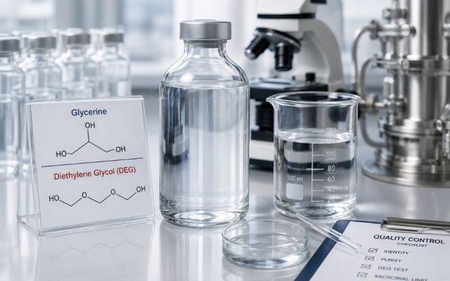 สารปนเปื้อนอันตราย Diethylene Glycol (DEG) ในกลีเซอรีนคืออะไร? และทำไมต้องคัดกรองด้วยเกรดความบริสุทธิ์ 99.5%