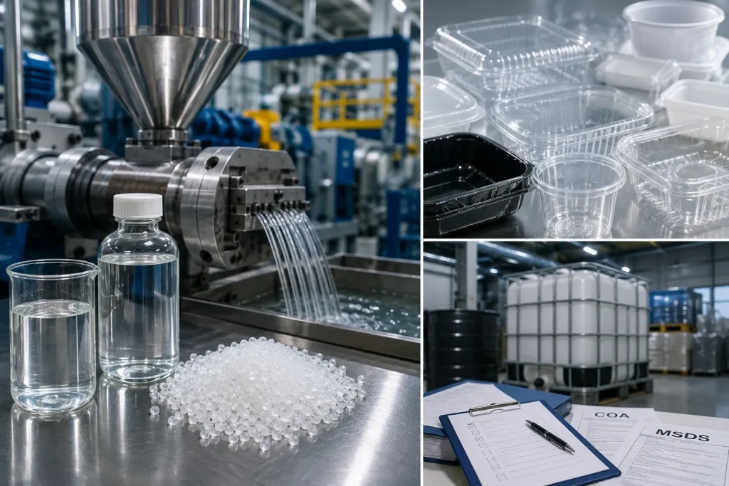 เจาะลึกบทบาท White Oil ในอุตสาหกรรมเม็ดพลาสติกและบรรจุภัณฑ์อาหาร มาตรฐานความปลอดภัยระดับสากล